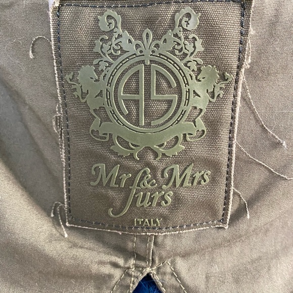 Mr & Mrs Italy Fur Parka Coat Small - Picture 6 of 8